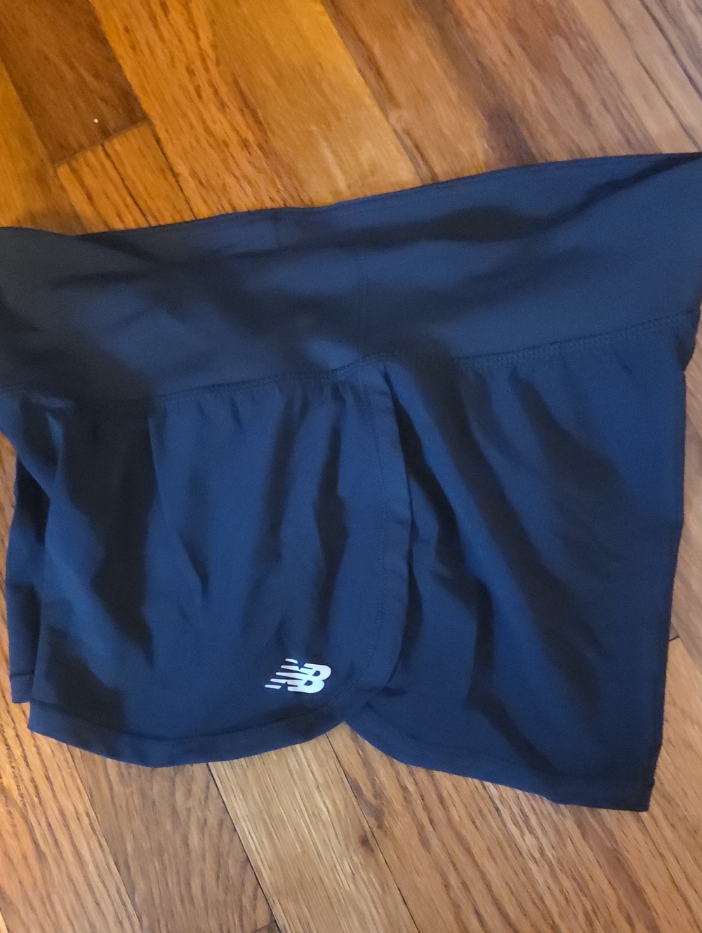 New Balance/Pure+Good Black and Orange Athletic Shorts Size Medium* - Picture 7 of 13